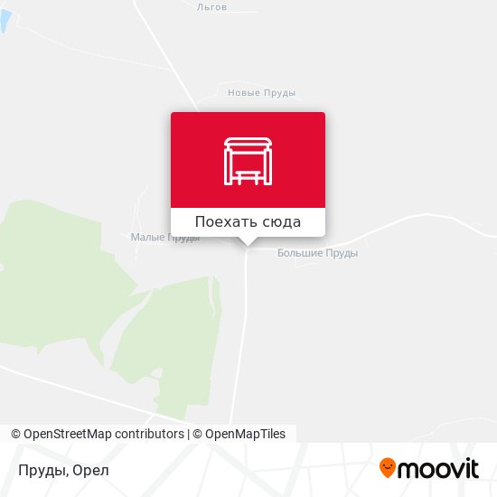 Карта Пруды