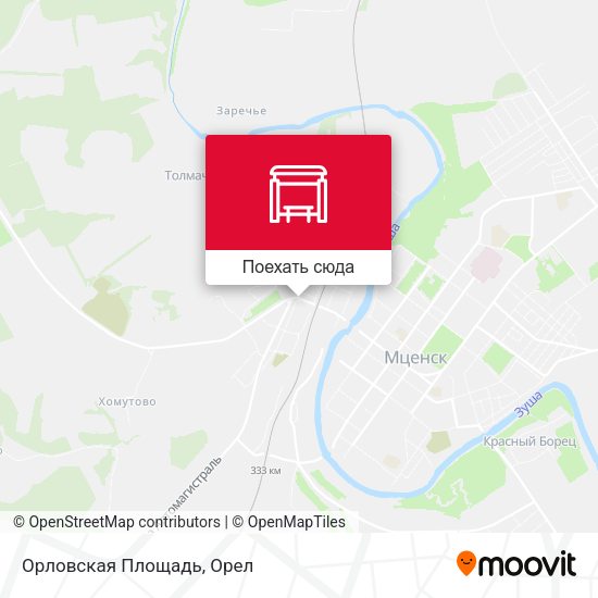 Карта Орловская Площадь