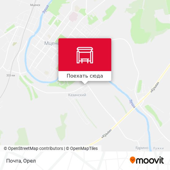 Карта Почта