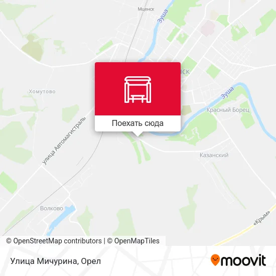 Карта Улица Мичурина