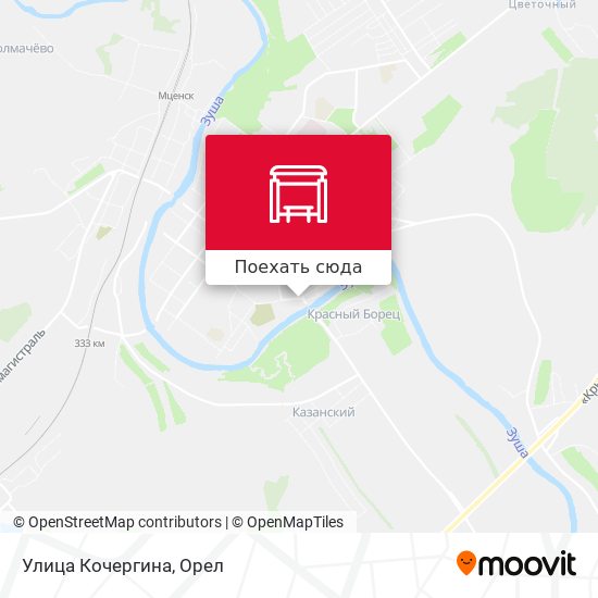 Карта Улица Кочергина