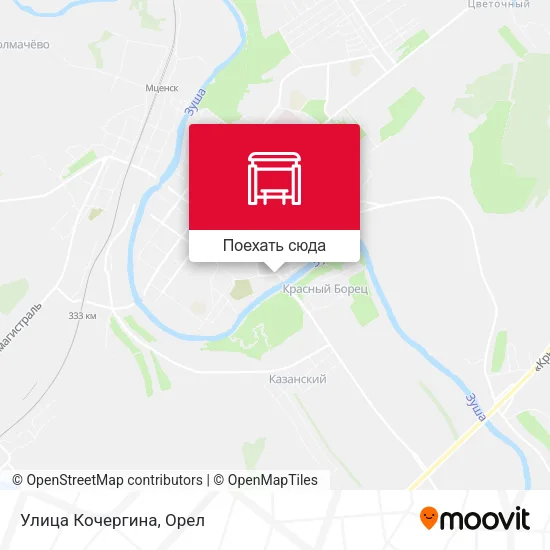 Карта Улица Кочергина