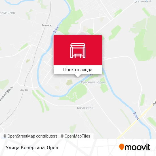 Карта Улица Кочергина