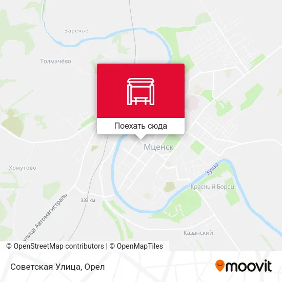 Карта Советская Улица
