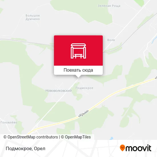 Карта Подмокрое