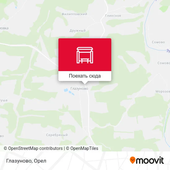 Карта Глазуново