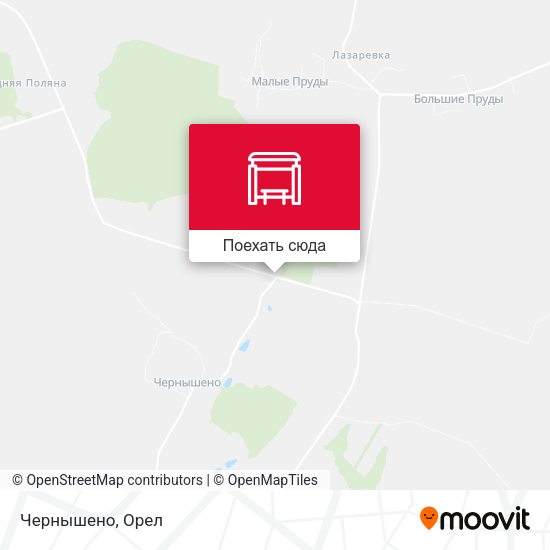 Карта Чернышено