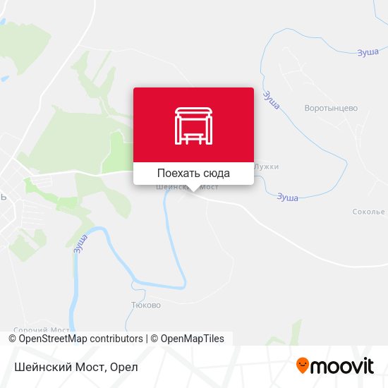 Карта Шейнский Мост