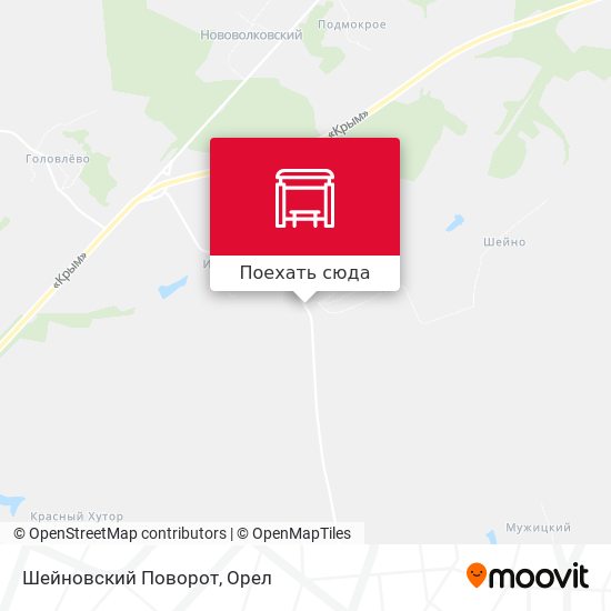 Карта Шейновский Поворот