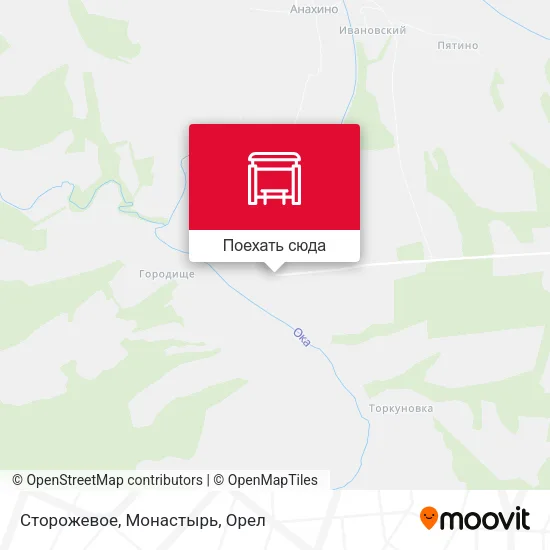 Карта Сторожевое, Монастырь