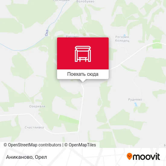 Карта Аниканово