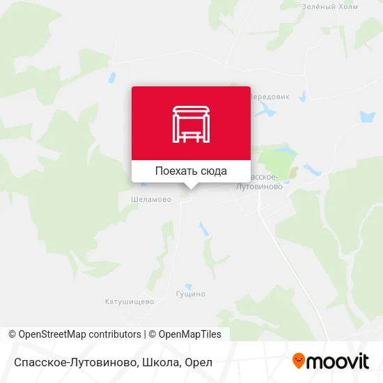 Карта Спасское-Лутовиново, Школа