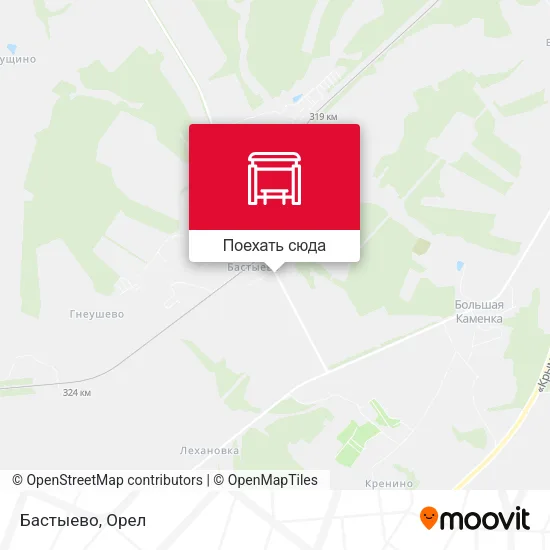 Карта Бастыево