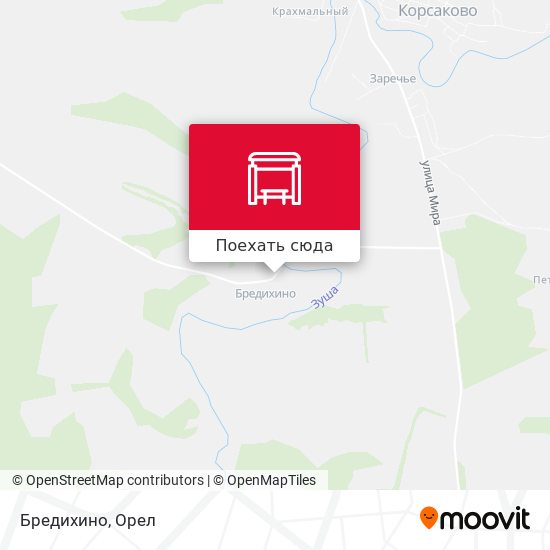 Карта Бредихино