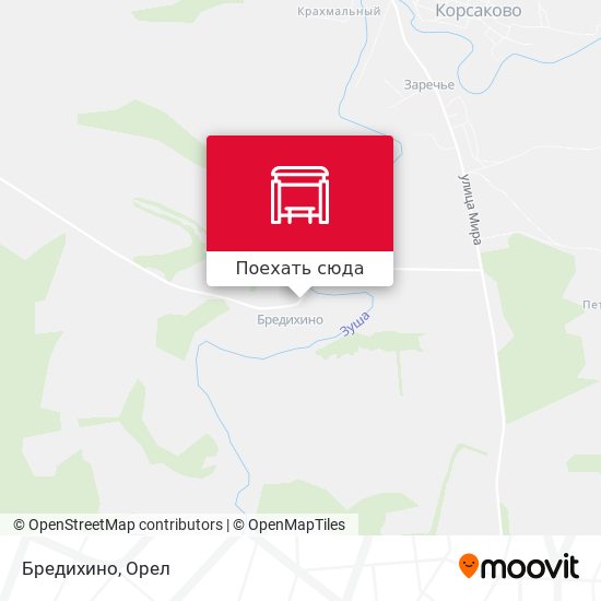 Карта Бредихино