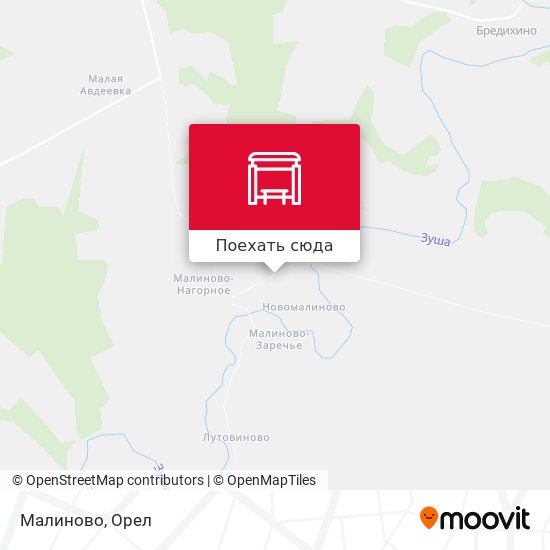 Карта Малиново
