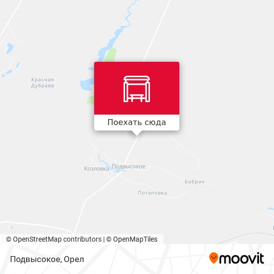 Карта Подвысокое