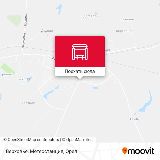 Карта Верховье, Метеостанция