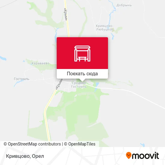 Карта Кривцово
