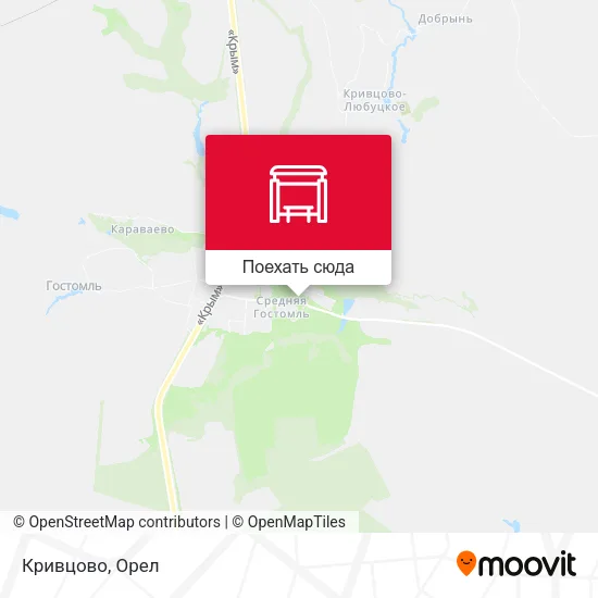 Карта Кривцово