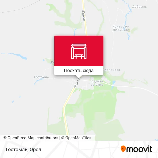 Карта Гостомль
