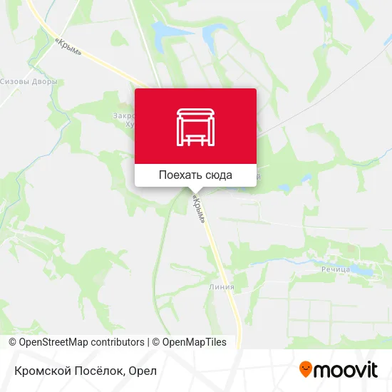 Карта Кромской Посёлок