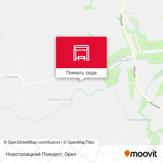 Карта Новотроицкий Поворот
