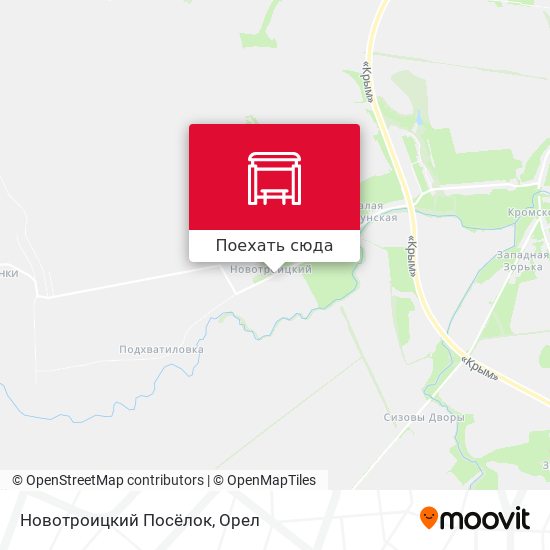 Карта Новотроицкий Посёлок