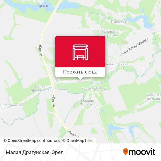 Карта Малая Драгунская