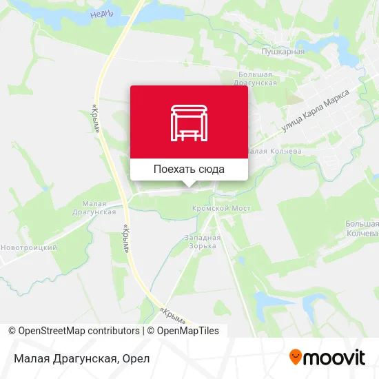 Карта Малая Драгунская
