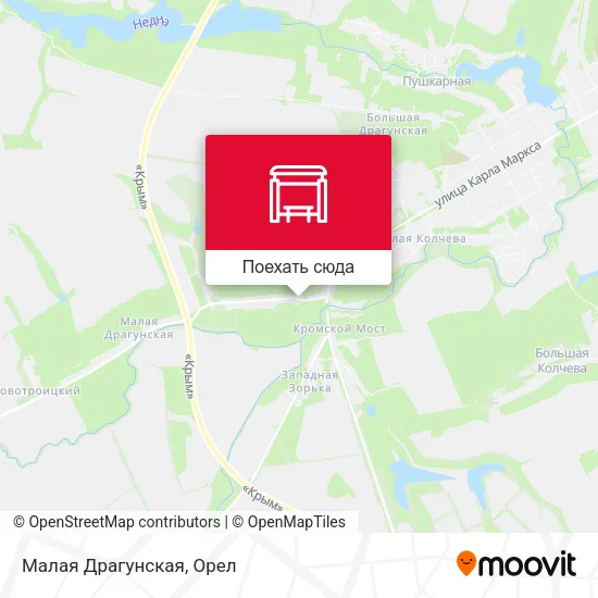 Карта Малая Драгунская
