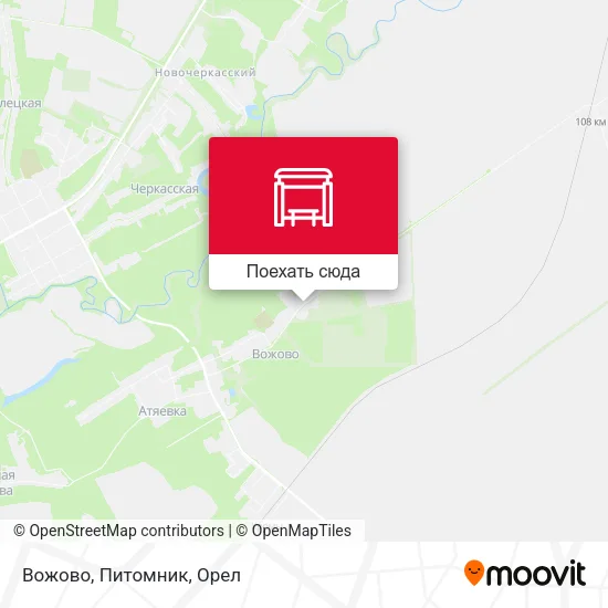 Карта Вожово, Питомник