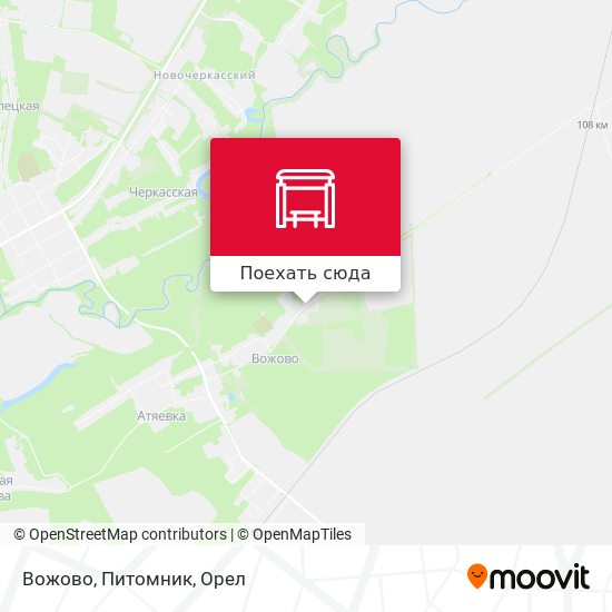 Карта Вожово, Питомник