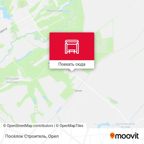 Карта Посёлок Строитель