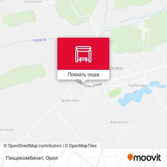 Карта Пищекомбинат