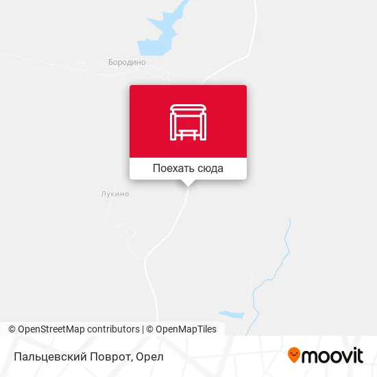 Карта Пальцевский Поврот