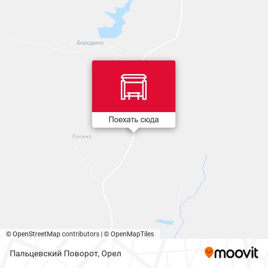 Карта Пальцевский Поворот