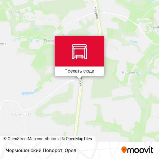 Карта Чермошонский Поворот