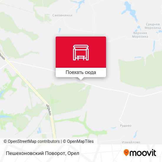 Карта Пешехоновский Поворот