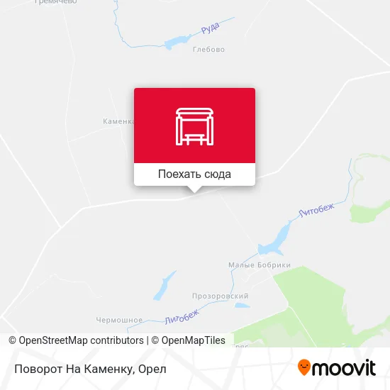 Карта Поворот На Каменку