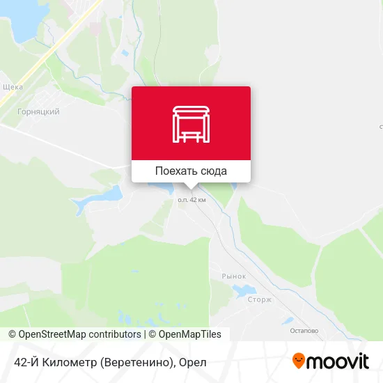 Карта 42-Й Километр (Веретенино)