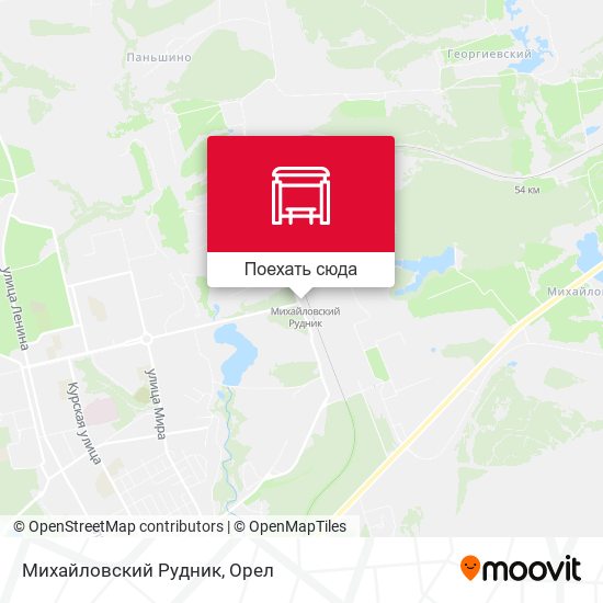 Карта Михайловский Рудник