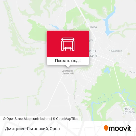 Карта Дмитриев-Льговский