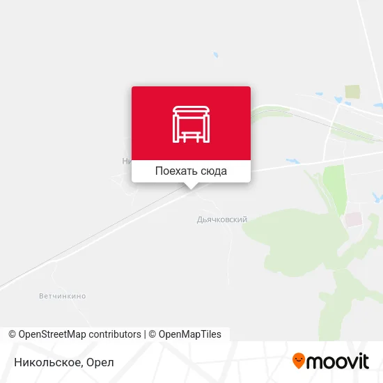 Карта Никольское