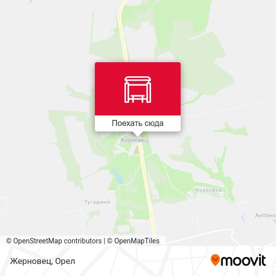Карта Жерновец