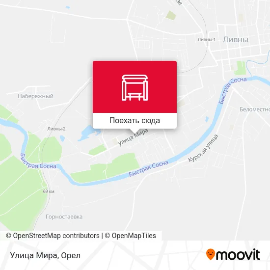 Карта Улица Мира