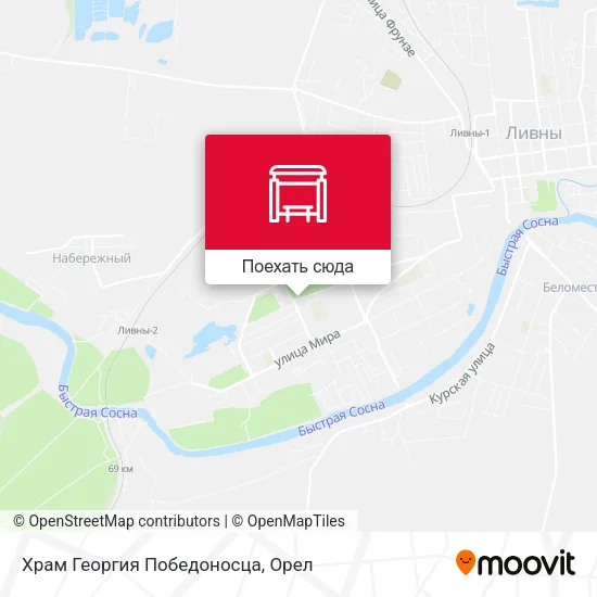 Карта Храм Георгия Победоносца