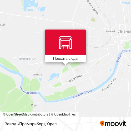 Карта Завод «Промприбор»