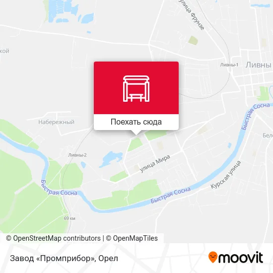Карта Завод «Промприбор»