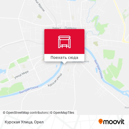 Карта Курская Улица
